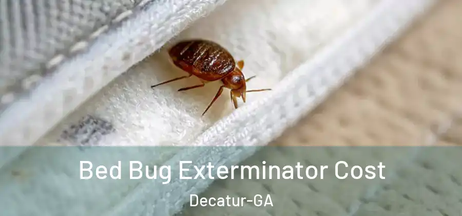  Bed Bug Exterminator Cost Decatur-GA