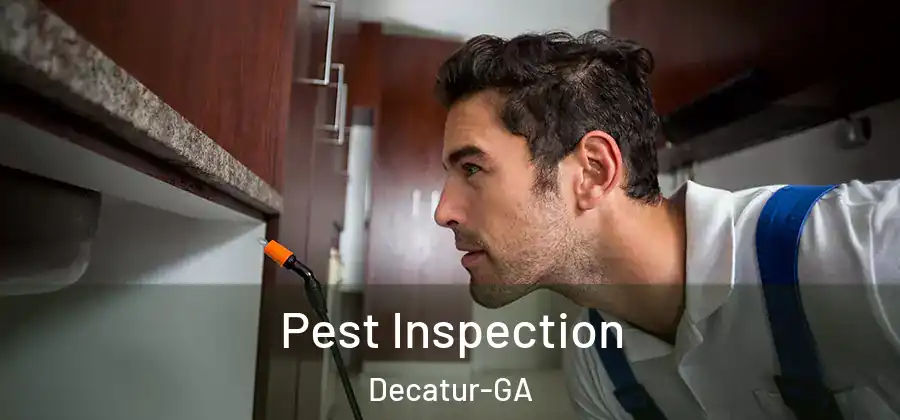  Pest Inspection Decatur-GA